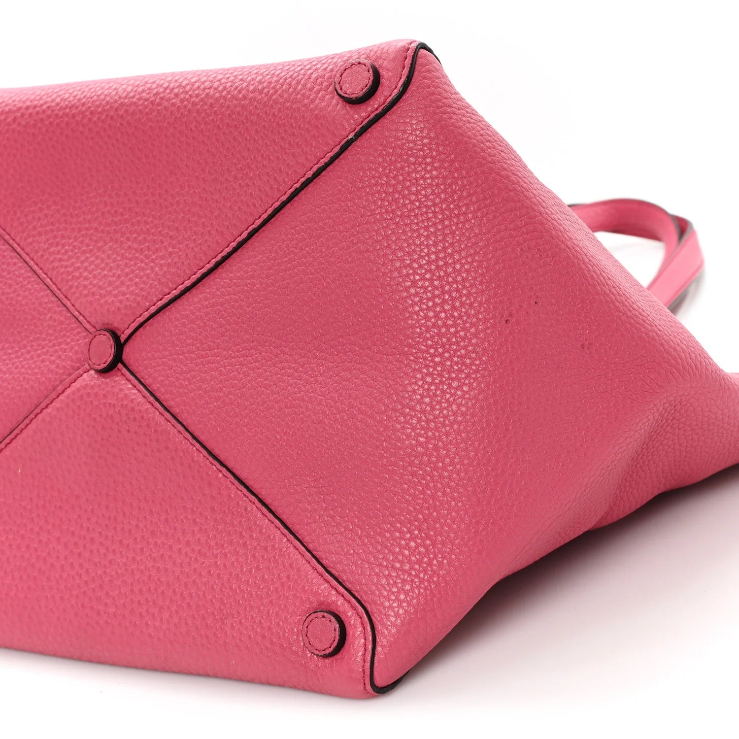 Vitello Daino Shopping Tote Peonia