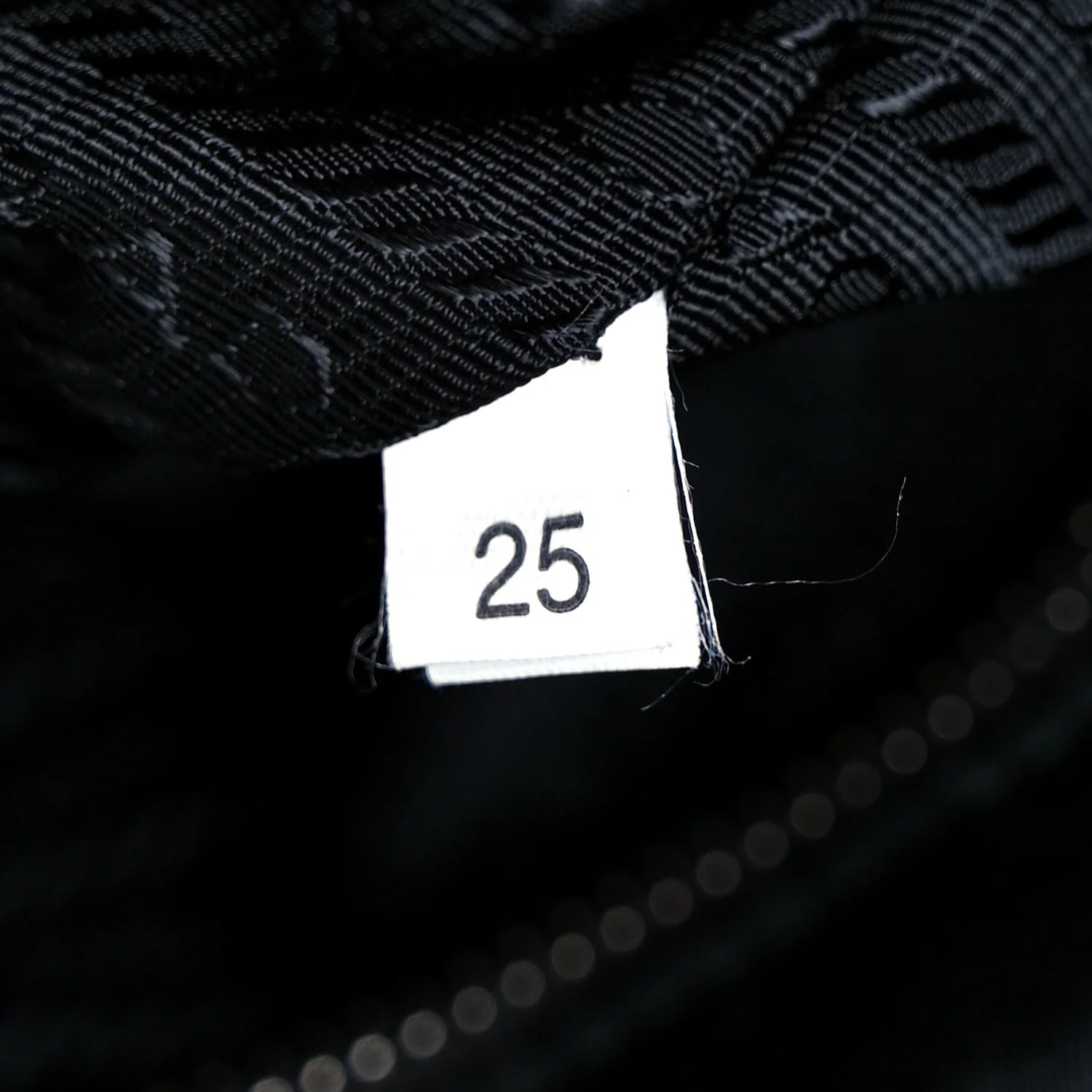 Re-Nylon Nappa Triangle Quilted Padded Double Handled Zip Pocket Tote Black