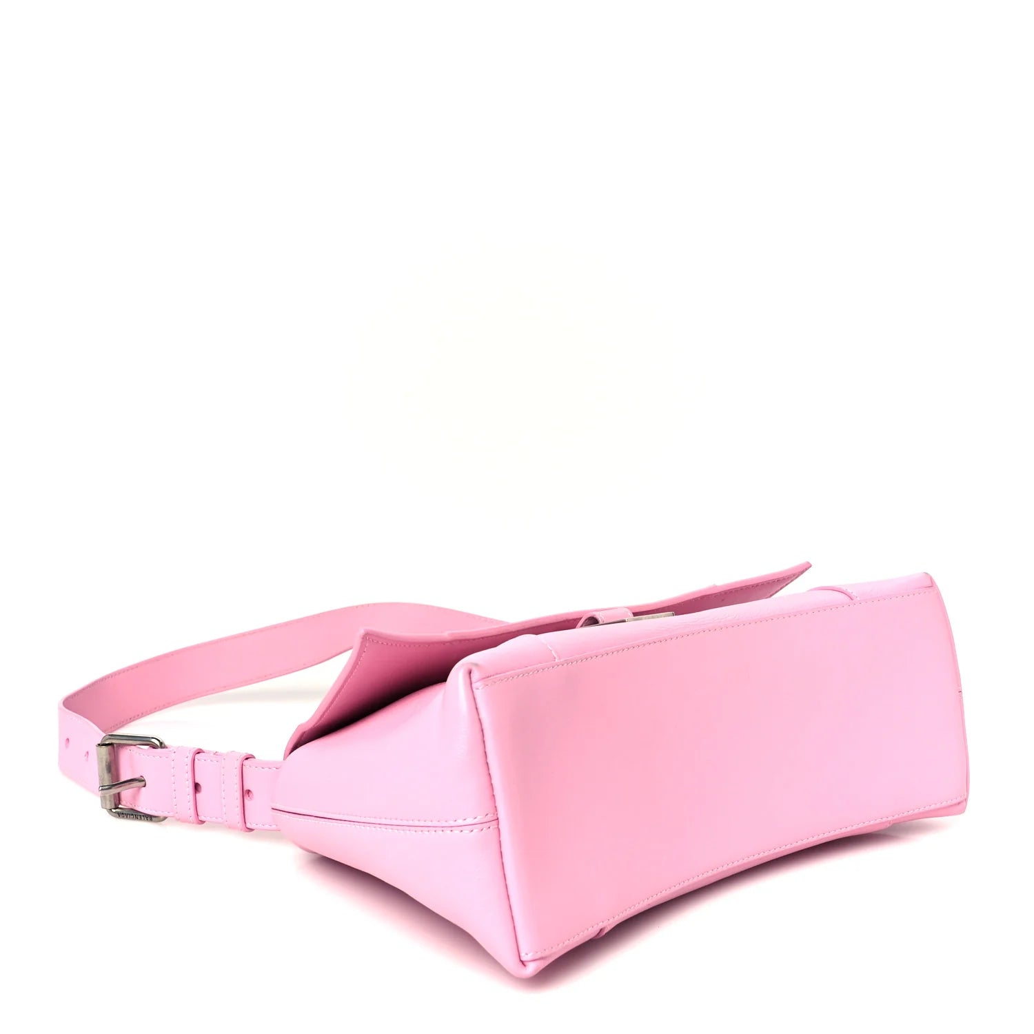 Semi Shiny Smooth Calfskin Small Downtown Shoulder Bag Candy Pink