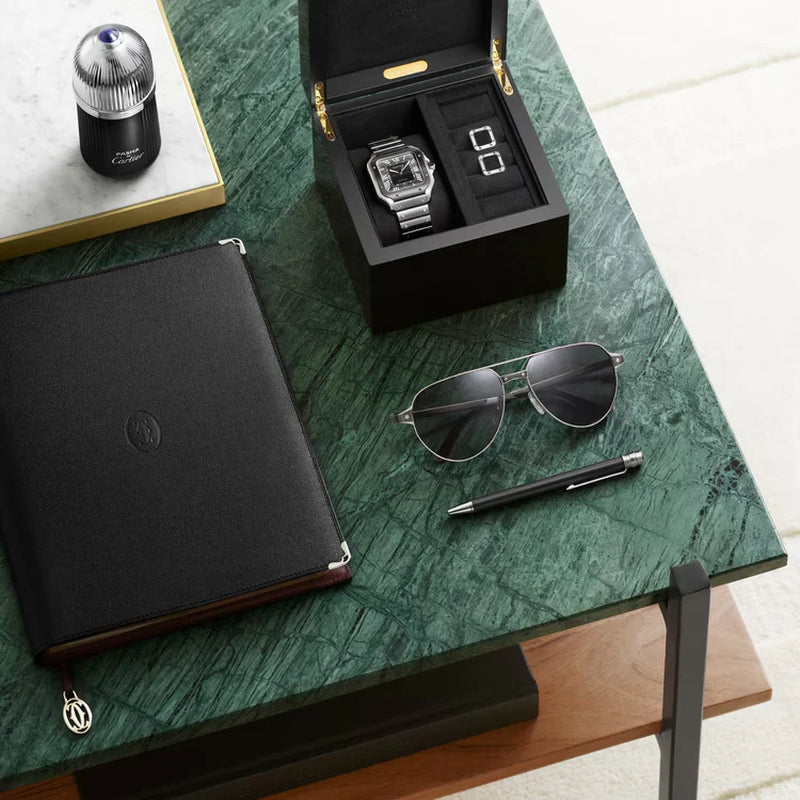 Unworn  Santos De , Stainless Steel, 39.8Mm, Ref# WSSA0037, Box and Papers