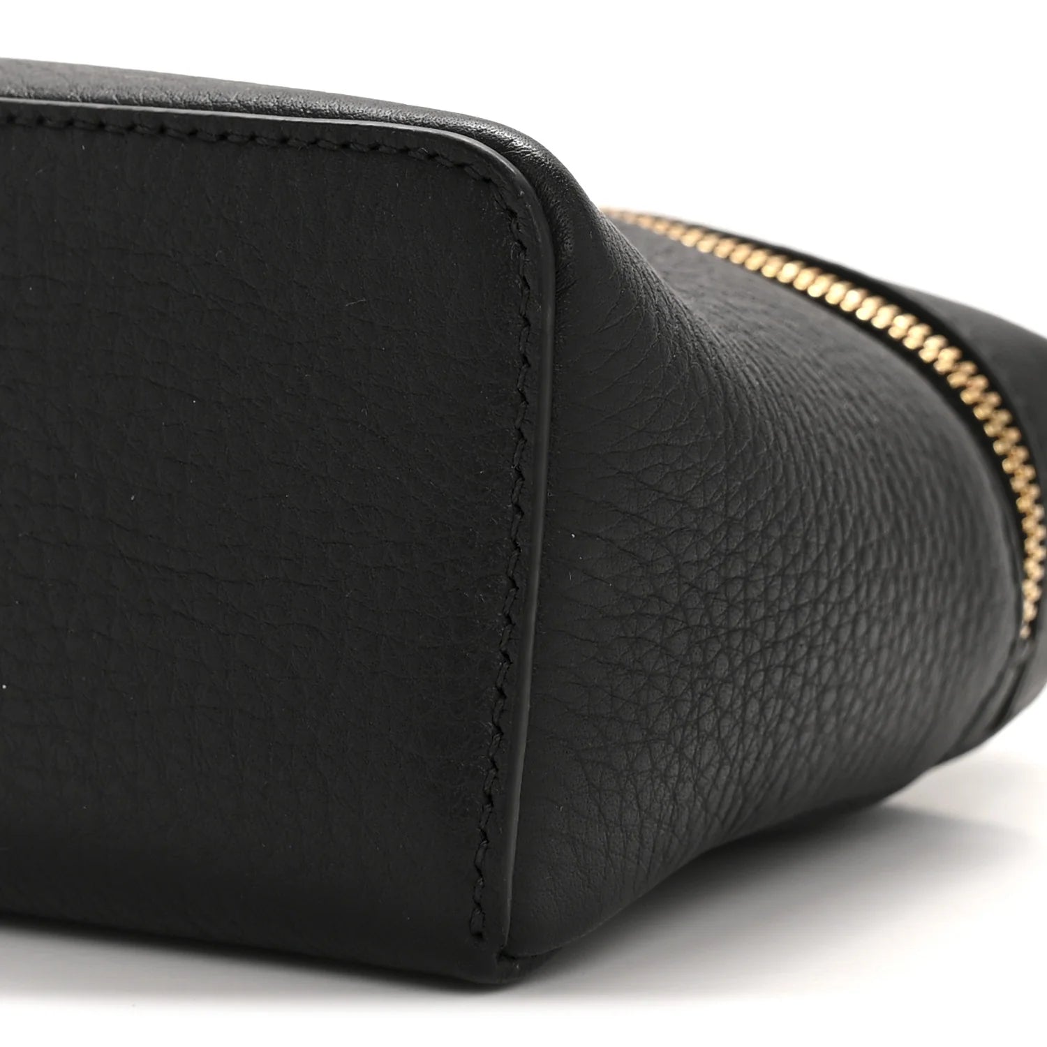 Grained Calfskin L19 Extra Pocket Pouch Black