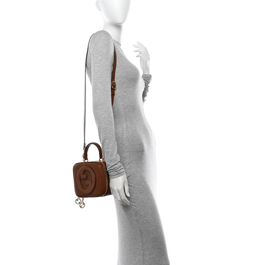 Sakai Be Green Calfskin Diagonal Stitched Blondie Top Handle Bag Cuir