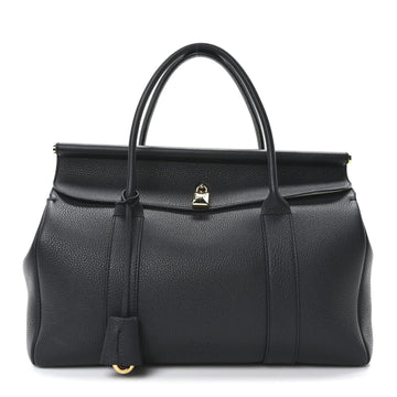 Grained Calfskin L32 Loom Bag Blue Navy