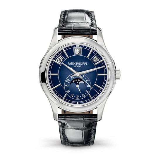 Complication, 18K White Gold, 40Mm, Annual Calendar Ref# 5205G-013