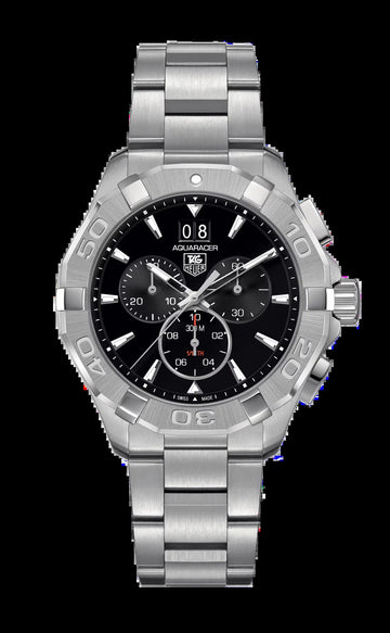 Unworn  Aquaracer Chronograph, 43Mm, Stainless Steel, Ref# CAY1110.BA0927, Box & Papers