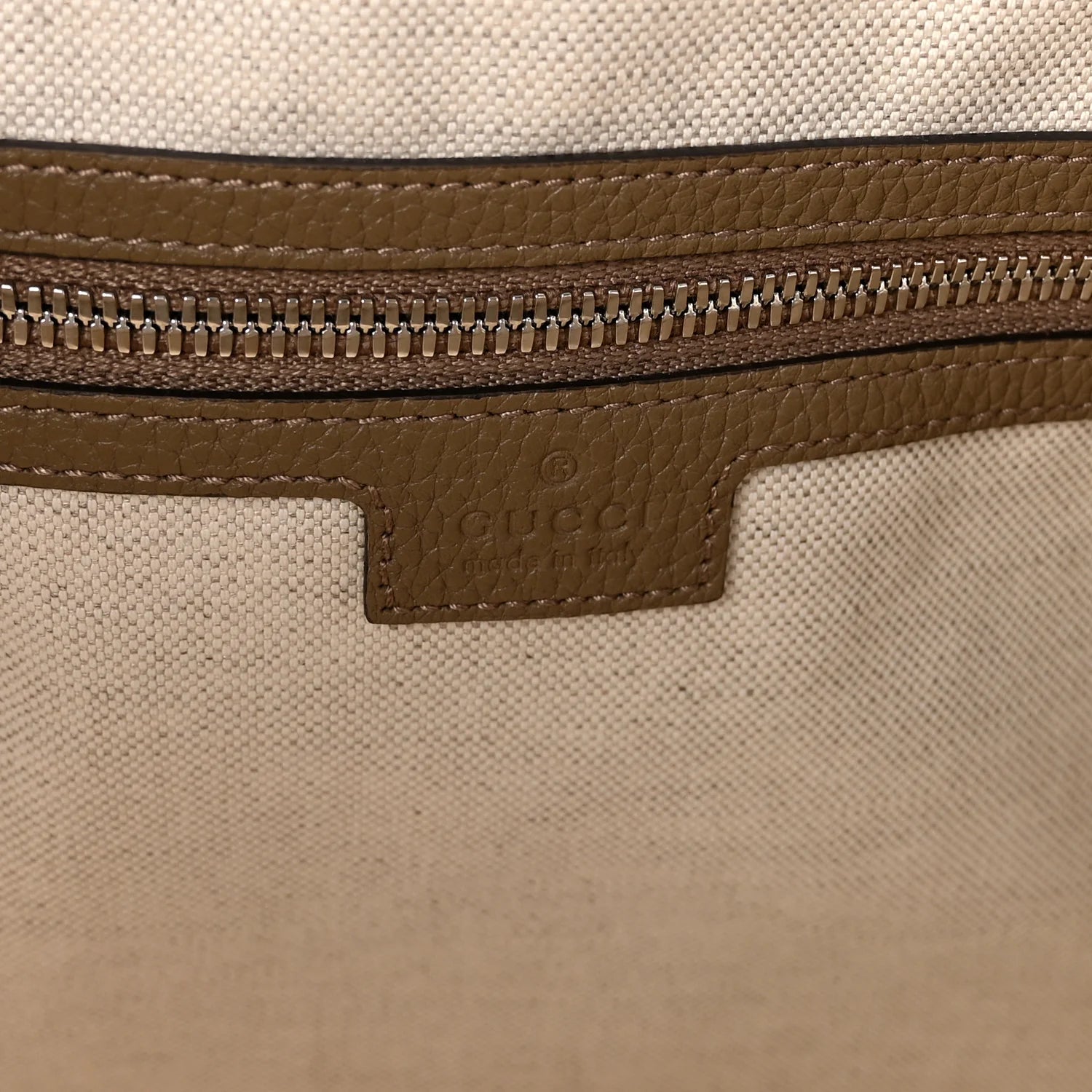 Piuma Calfskin Jumbo GG Embossed Large Duffle Bag Good Taupe