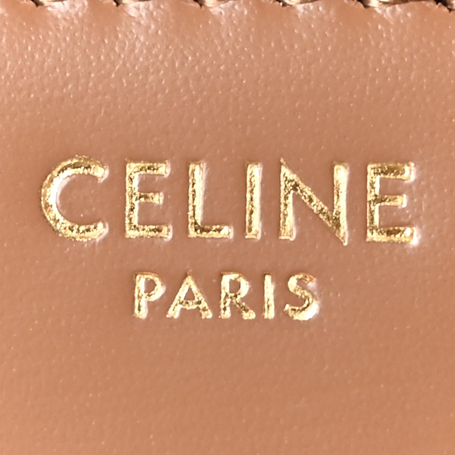 Shiny Calfskin Medium Triomphe Bronze