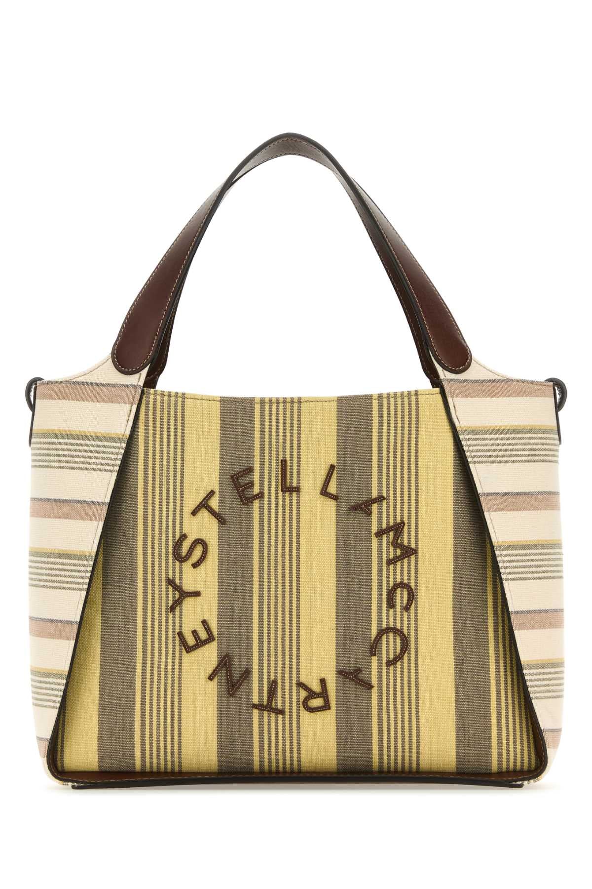 PRINTED FABRIC STELLA LOGO HANDBAG