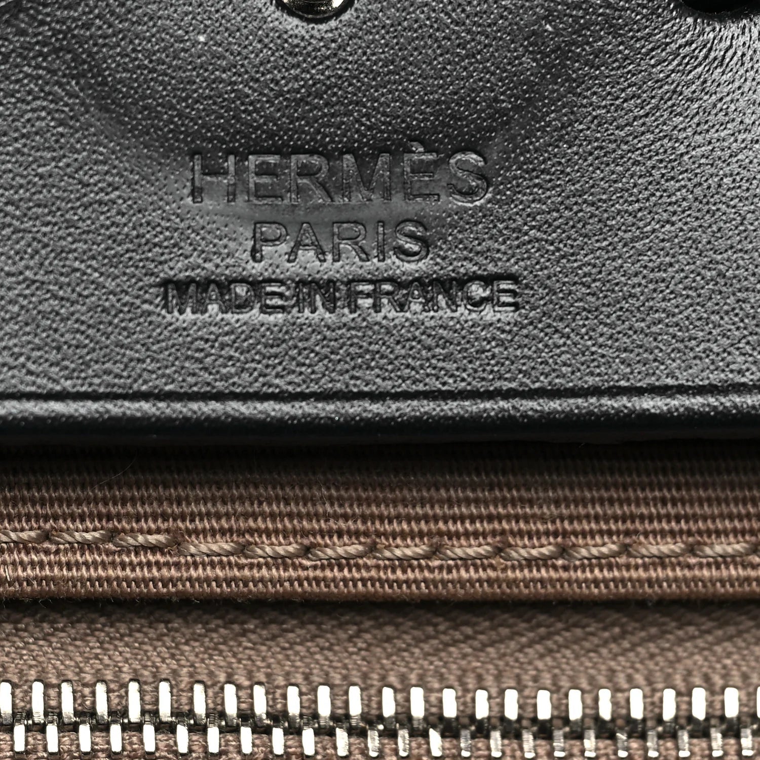 Toile Officier Vache Hunter Herbag Zip 31 PM Etoupe Bleu Indigo