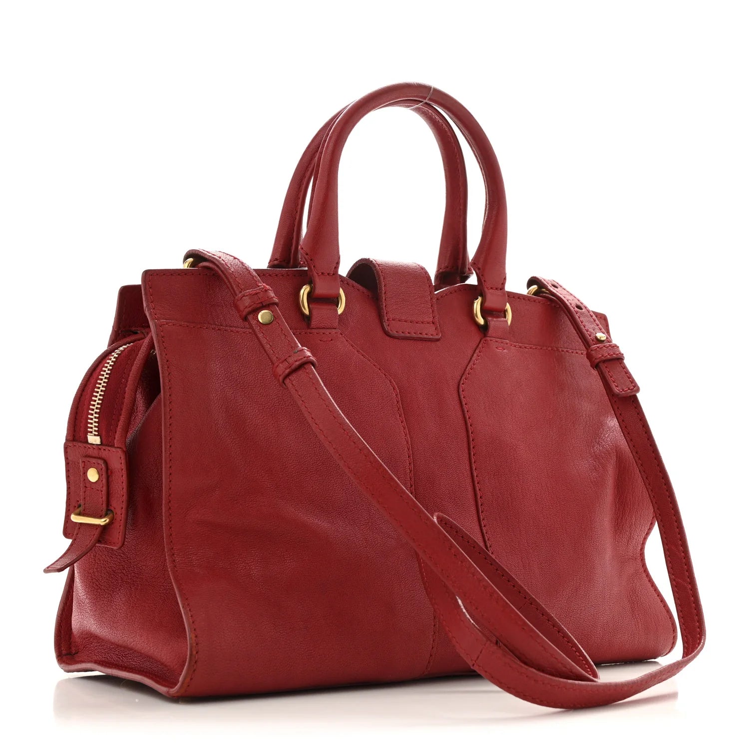 Sheepskin Small Cabas Chyc Red