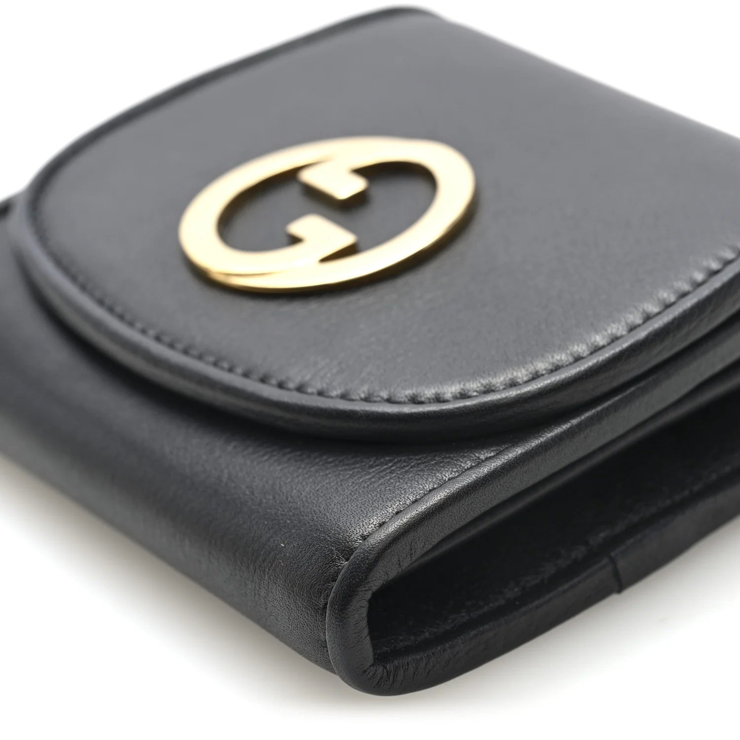 Roxy Calfskin Medium Blondie Chain Wallet Black