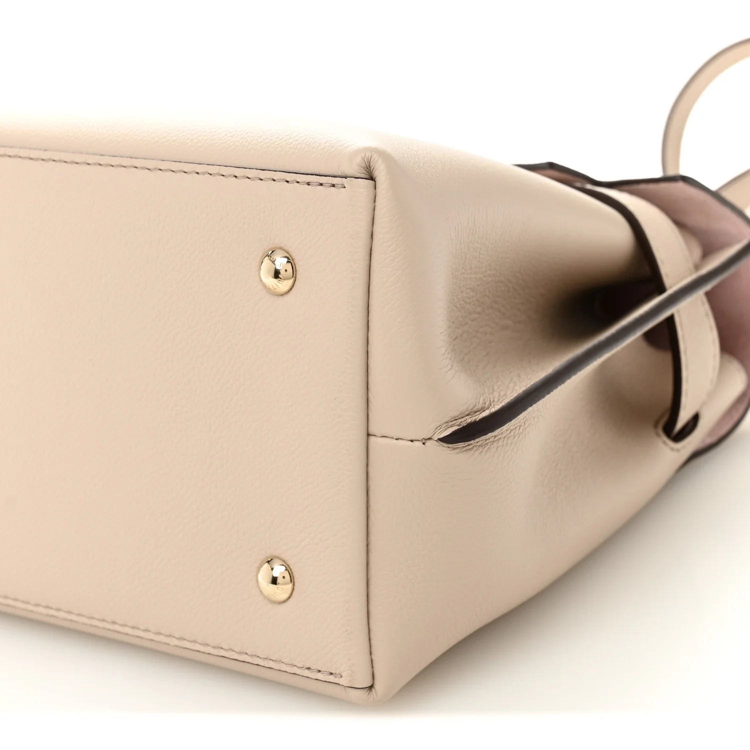 Soft Calfskin Lockme Ever MM Greige