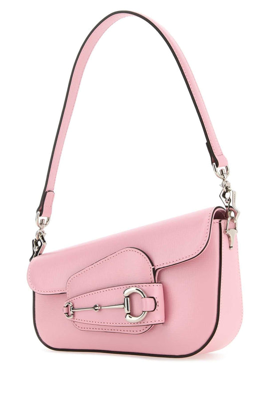 PINK LEATHER MINI  HORSEBIT 1955 HANDBAG