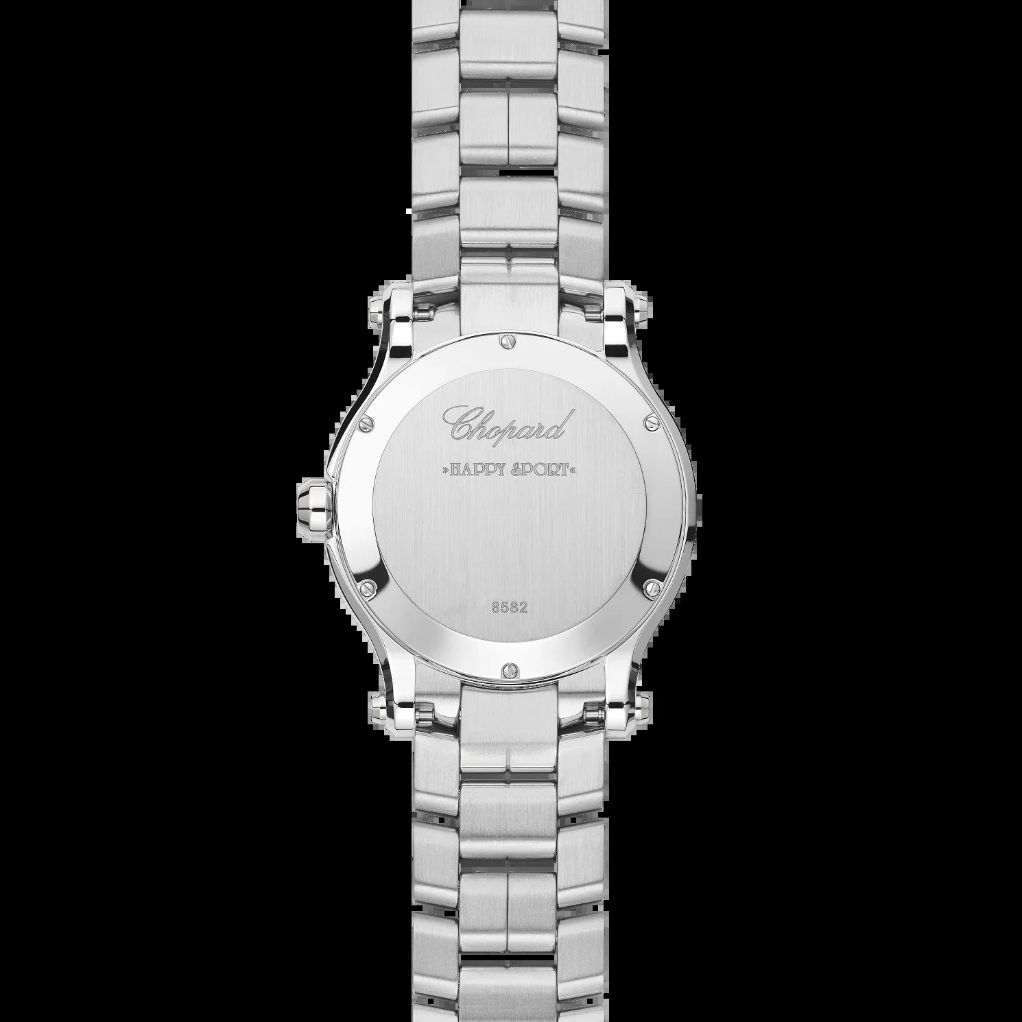 Unworn  Happy Sport Quartz, Stainless Steel, 5 Floating Diamonds, 36Mm, Ref# 278582-3004, Box and Papers