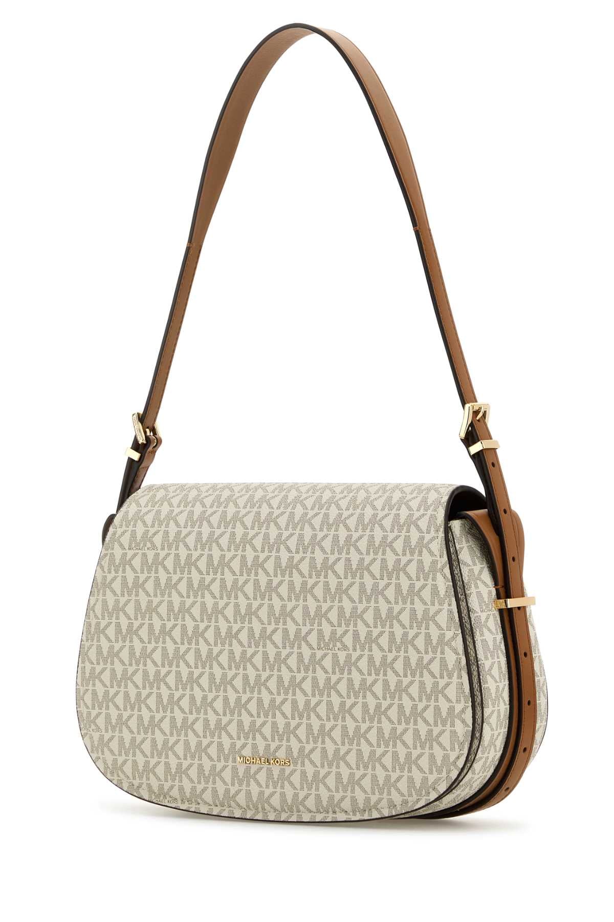 PRINTED CANVAS MOORE SHOULDER BAG