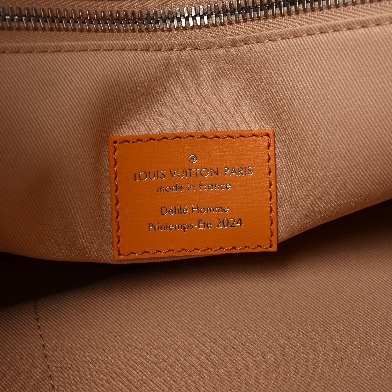 Cowhide Shopper Bag MM Safran