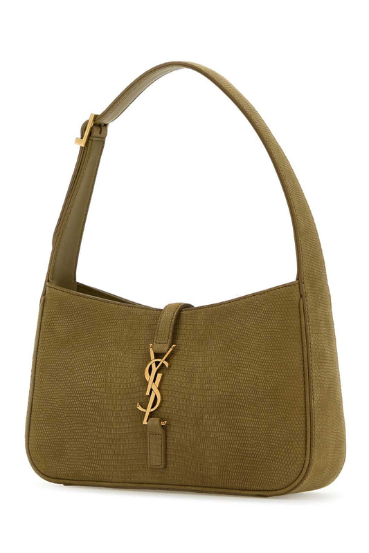 SAGE GREEN SUEDE LE 5 a 7 SHOULDER BAG