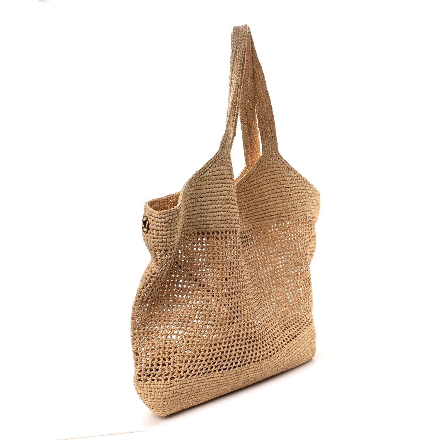 Raffia Icare Shopping Tote Natural