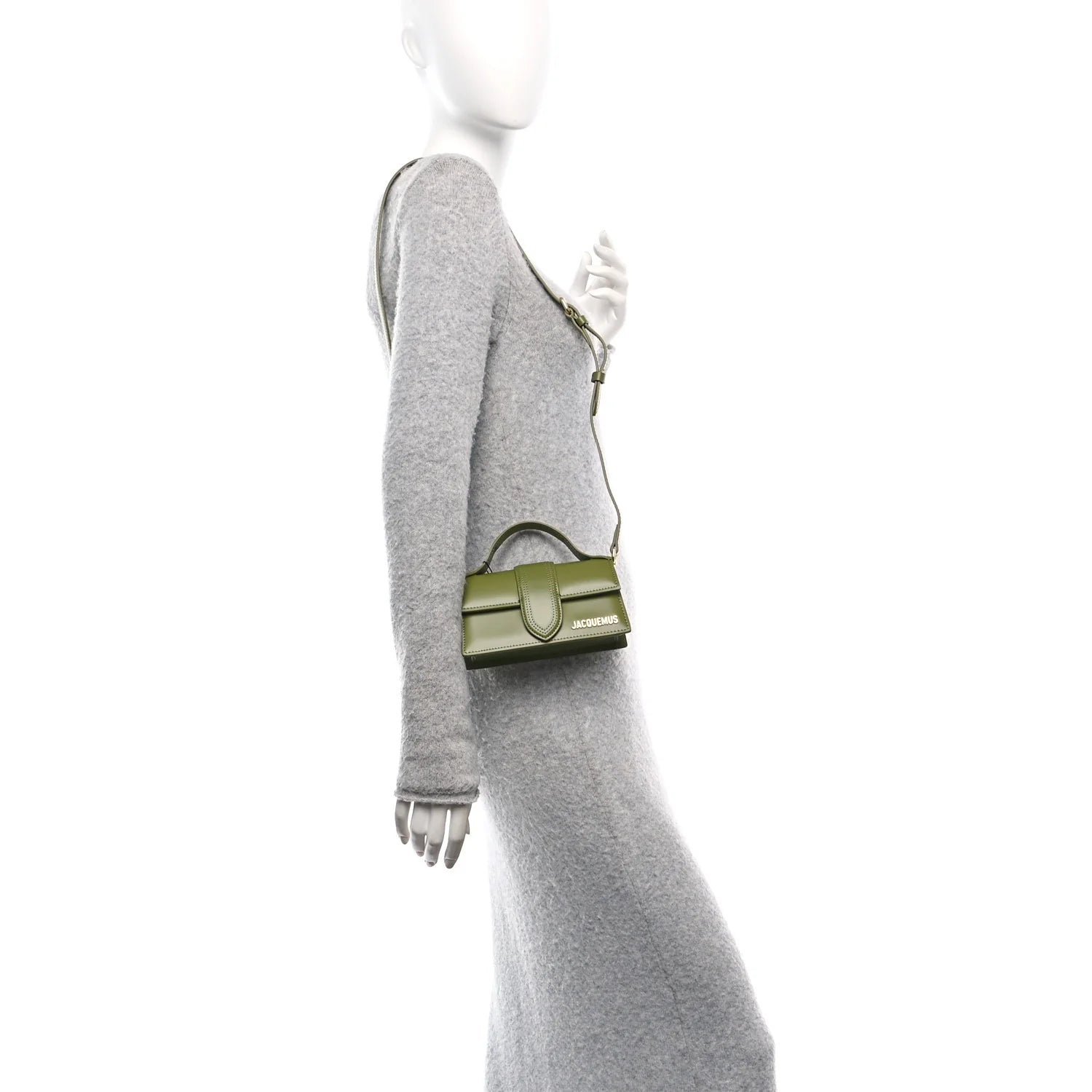 Smooth Calfskin Le Bambino Khaki