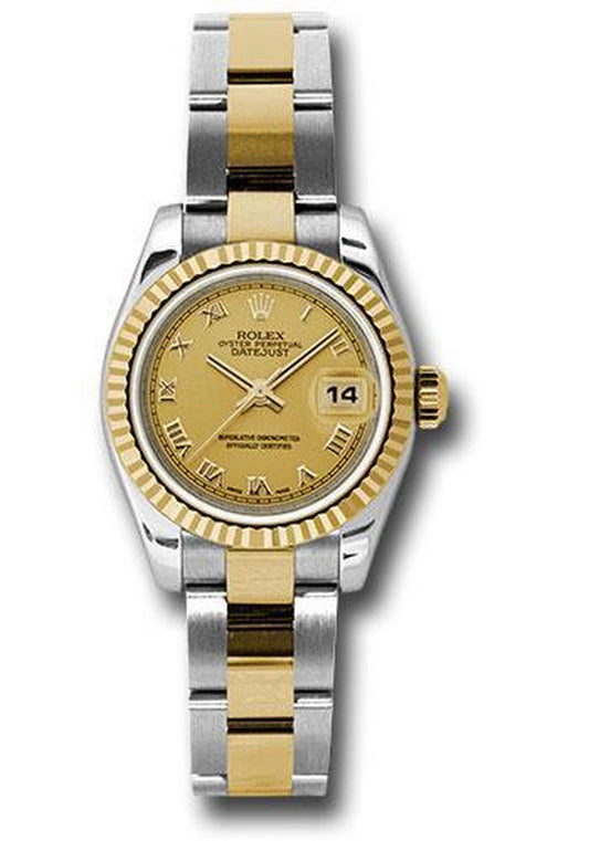 Rolex Lady Datejust 26Mm Watch 179173 Chro