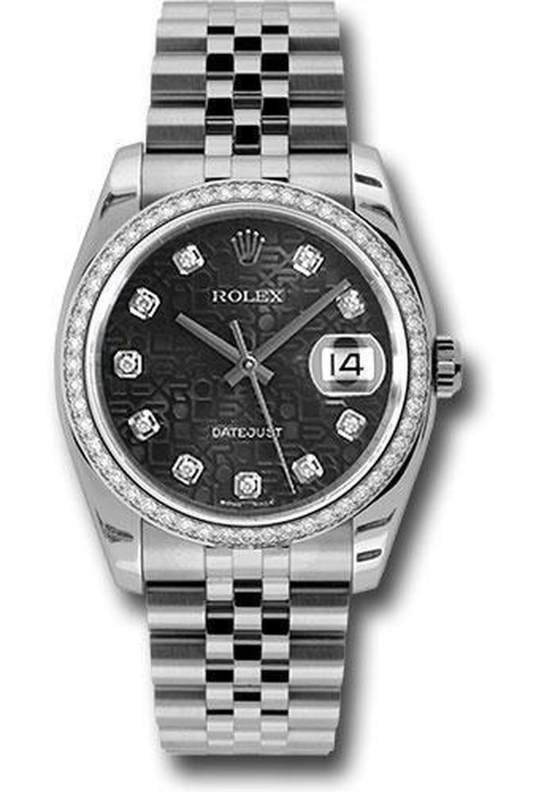 Rolex Oyster Perpetual Datejust 36 Watch 116244 Bkjdj