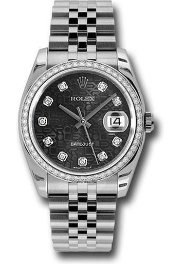 Rolex Oyster Perpetual Datejust 36 Watch 116244 Bkjdj