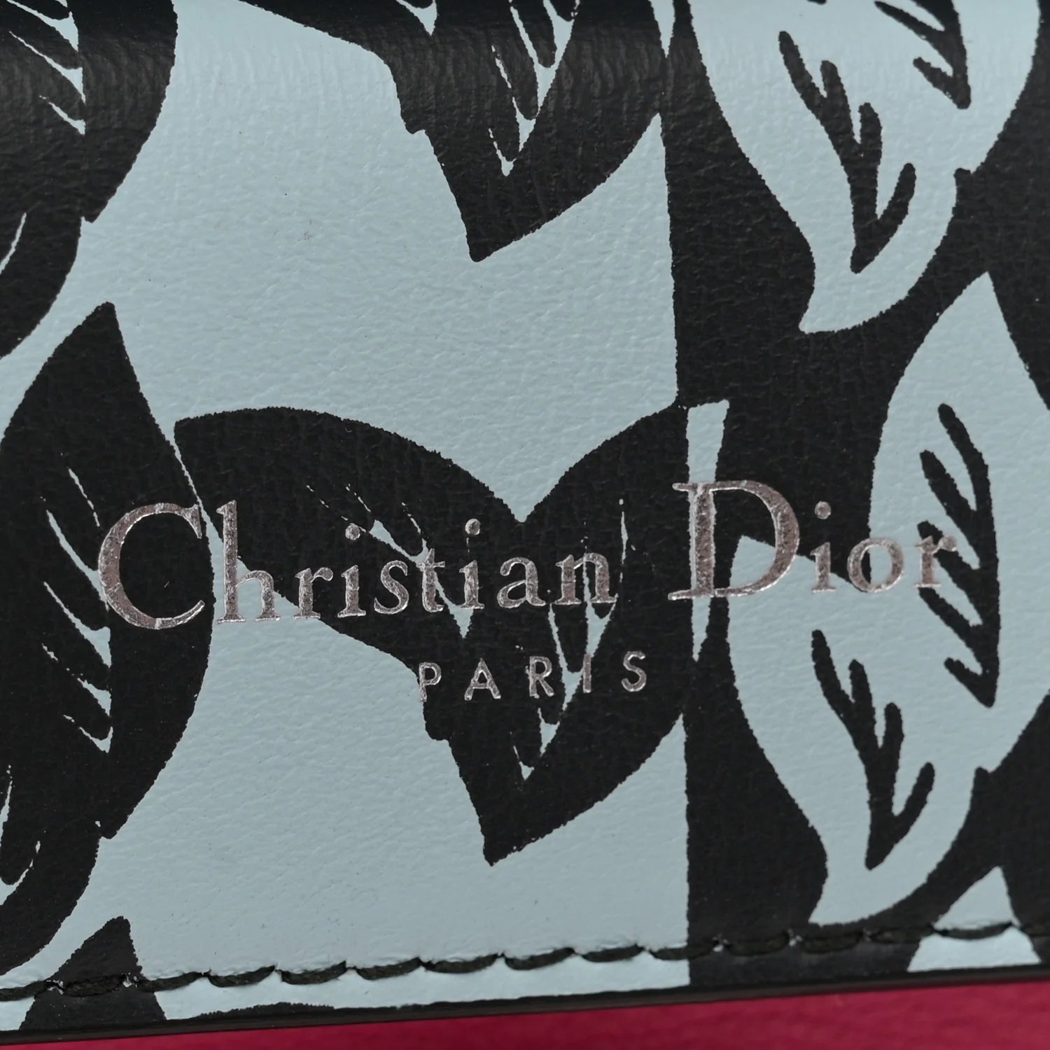 Smooth Calfskin Mini Be Dior Flap Pink