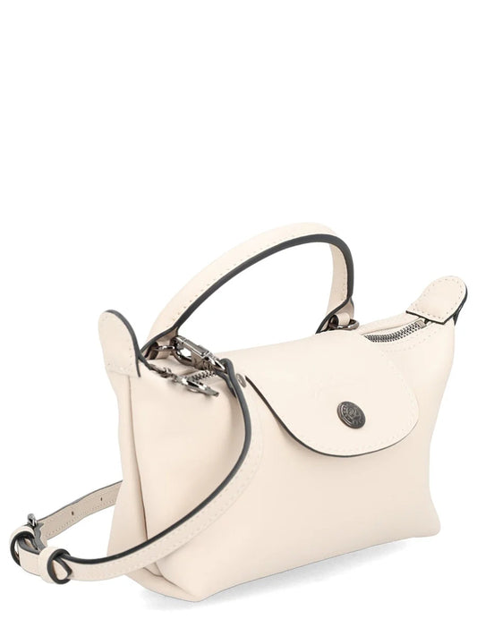 POWDER LEATHER CROSSBODY BAG