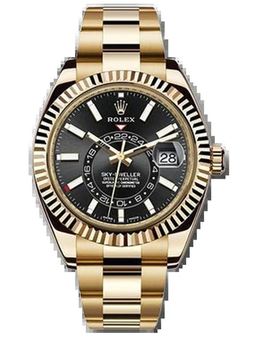 Rolex Sky-Dweller 326938 Yellow Gold Men'S Watch / Unworn / Complete Set Box & Papers