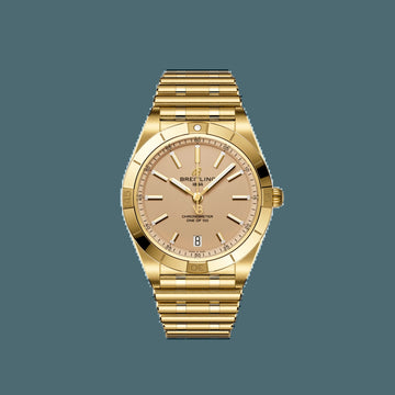 Chronomat Automatic 36 Victoria Beckham, 18K Yellow Gold, Ref# K103801A1A1K1, Unworn 2024
