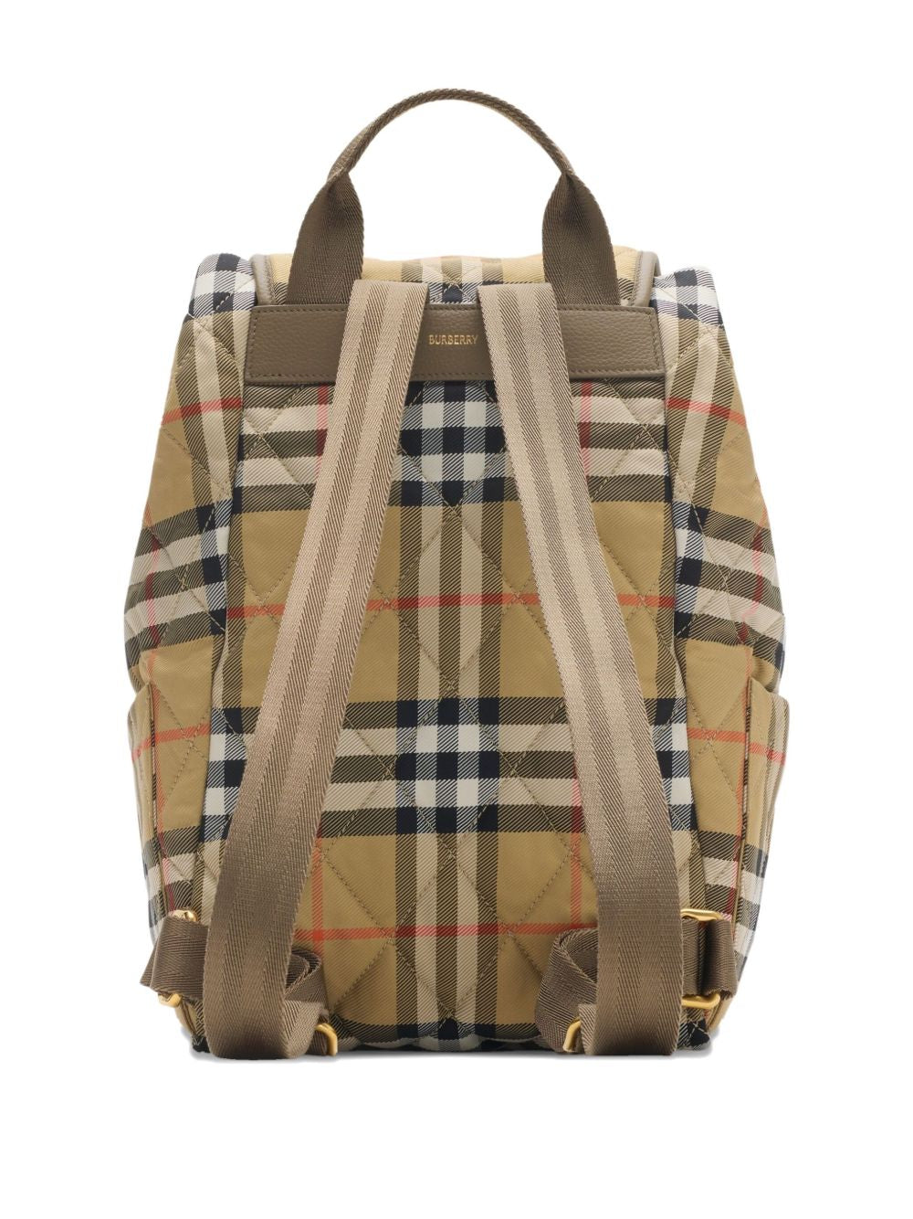 HORSESHOE CHECKED PATTERN BACKPACK