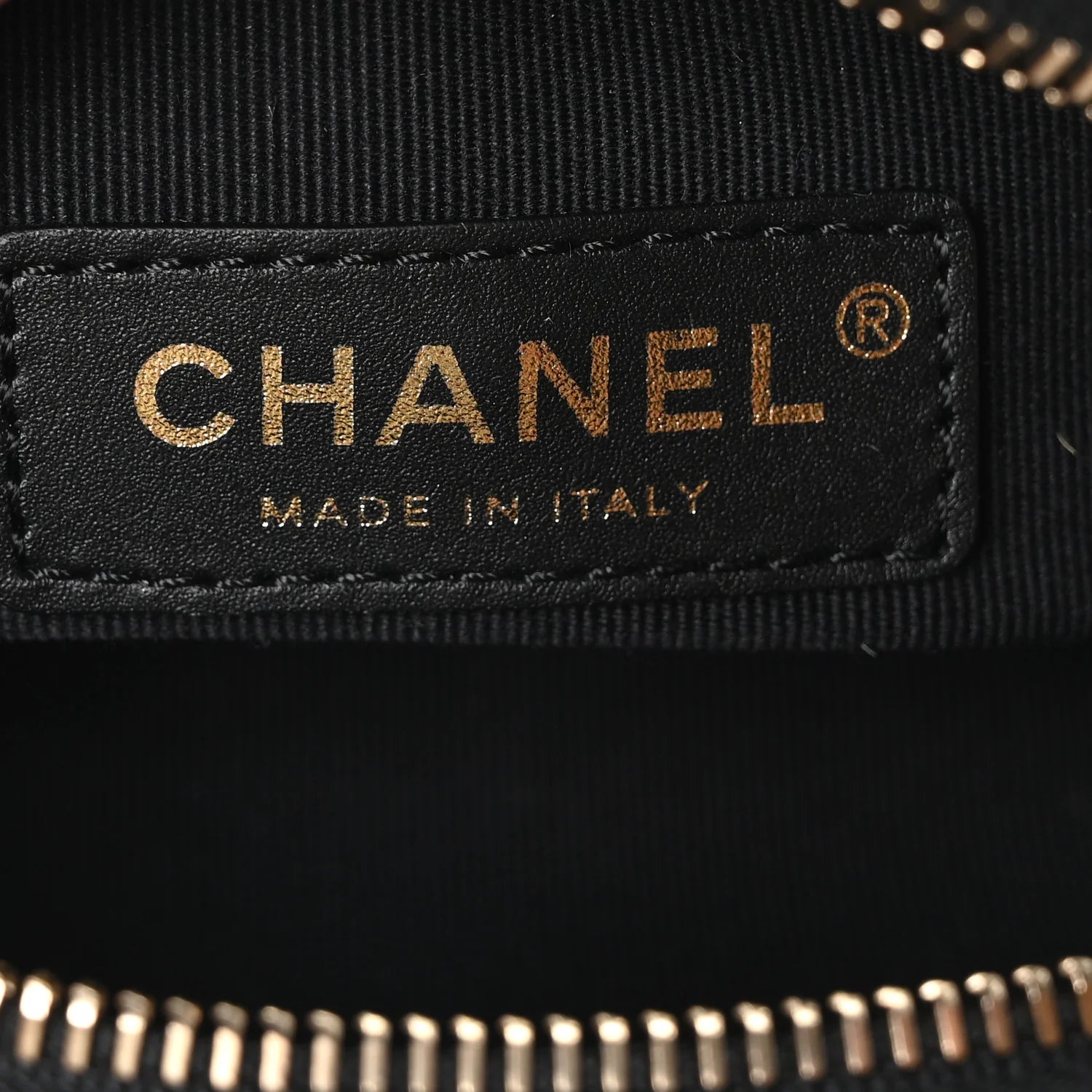 Patent Lambskin Camellia Bouquet Clutch with Chain Black