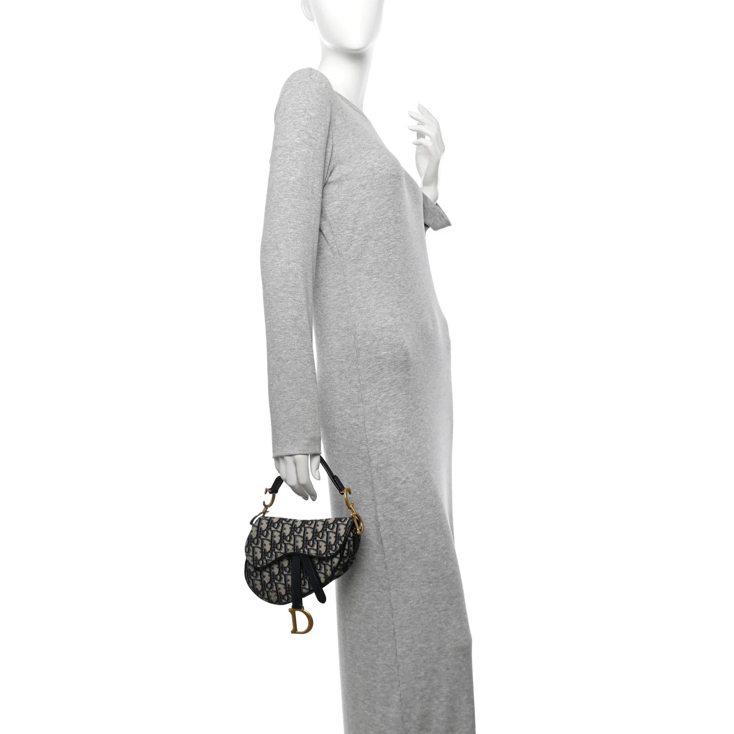 Oblique Mini Saddle Bag Blue