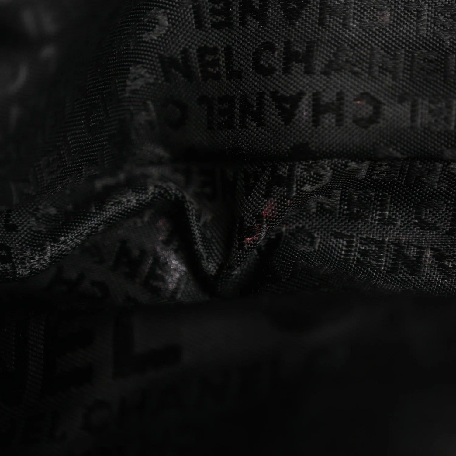 Tweed CC Cruise Small Chain Flap Black Silver