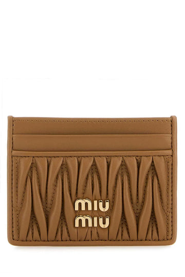 MATELASSÉ NAPPA LEATHER CARD HOLDER