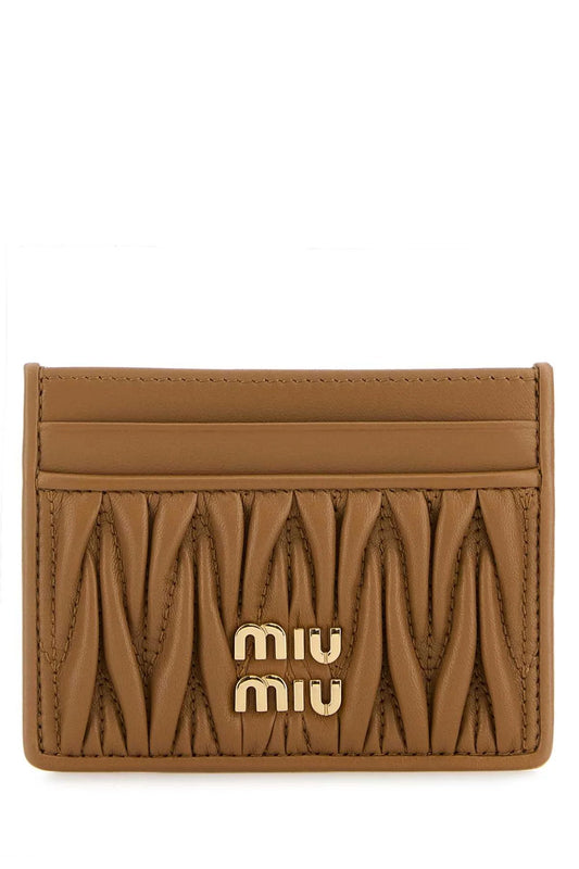 MATELASSÉ NAPPA LEATHER CARD HOLDER