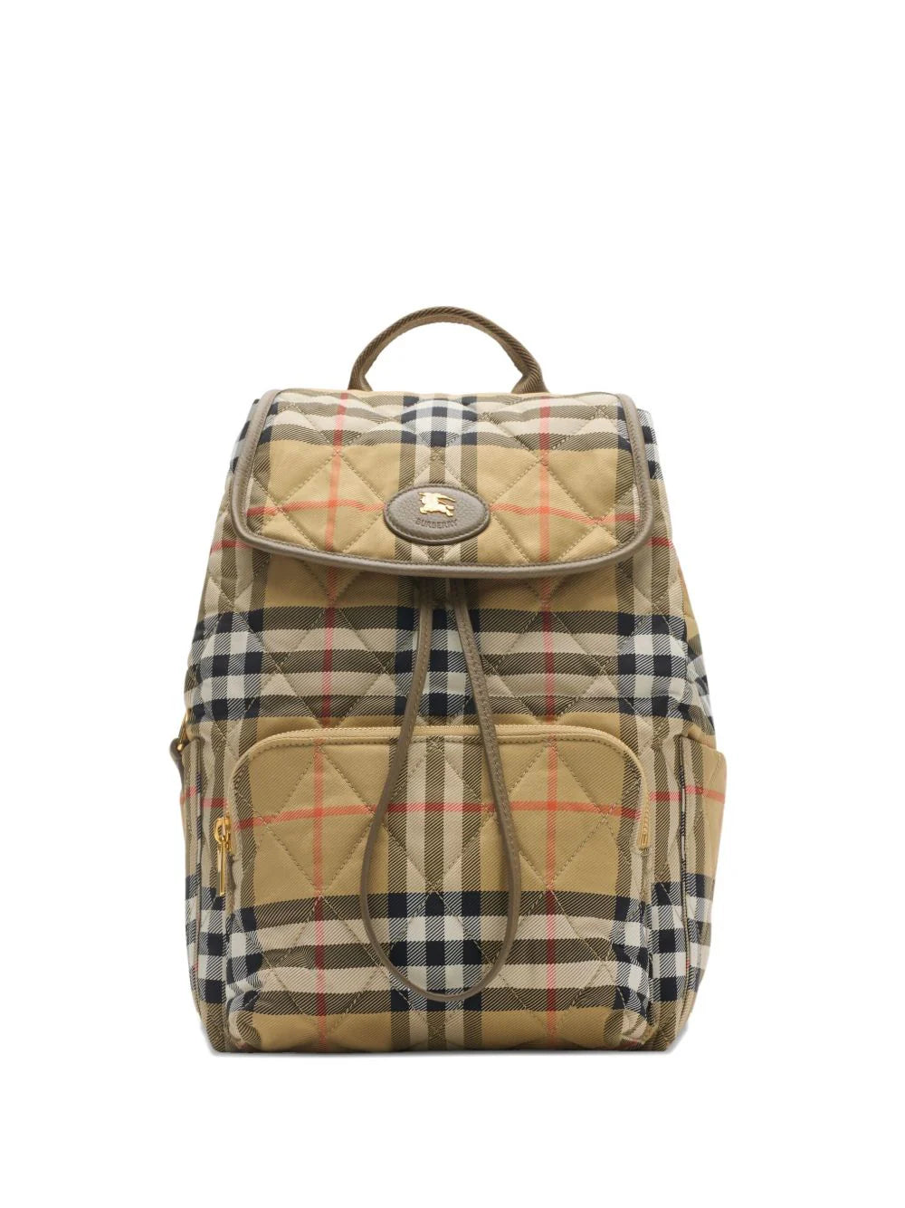 HORSESHOE CHECKED PATTERN BACKPACK