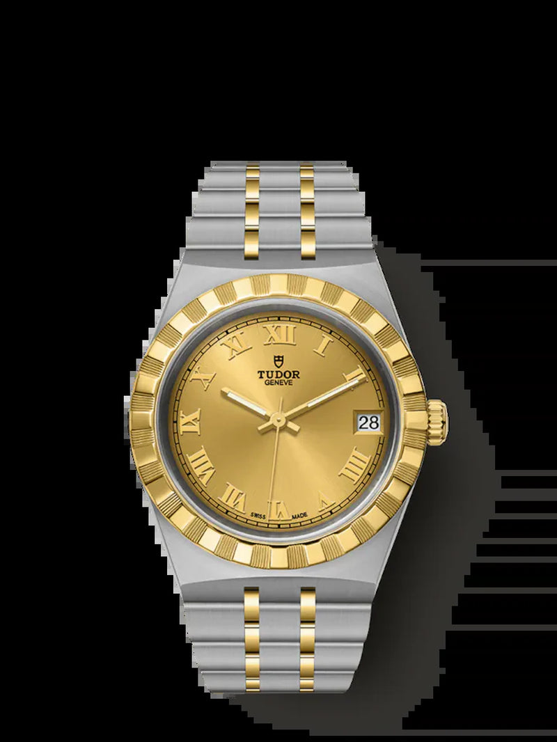Royal, Stainless Steel and 18K Yellow Gold, 34Mm, Ref# M28403-0004