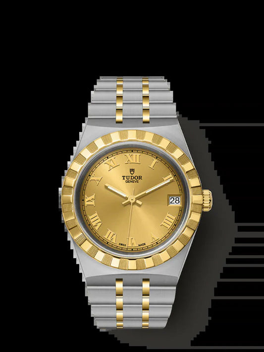 Royal, Stainless Steel and 18K Yellow Gold, 34Mm, Ref# M28403-0004