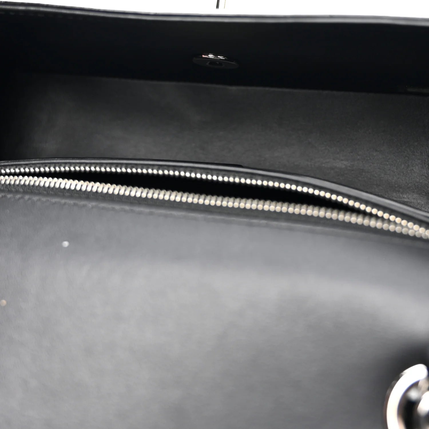 Shiny Alligator Mini Rectangular Flap Black