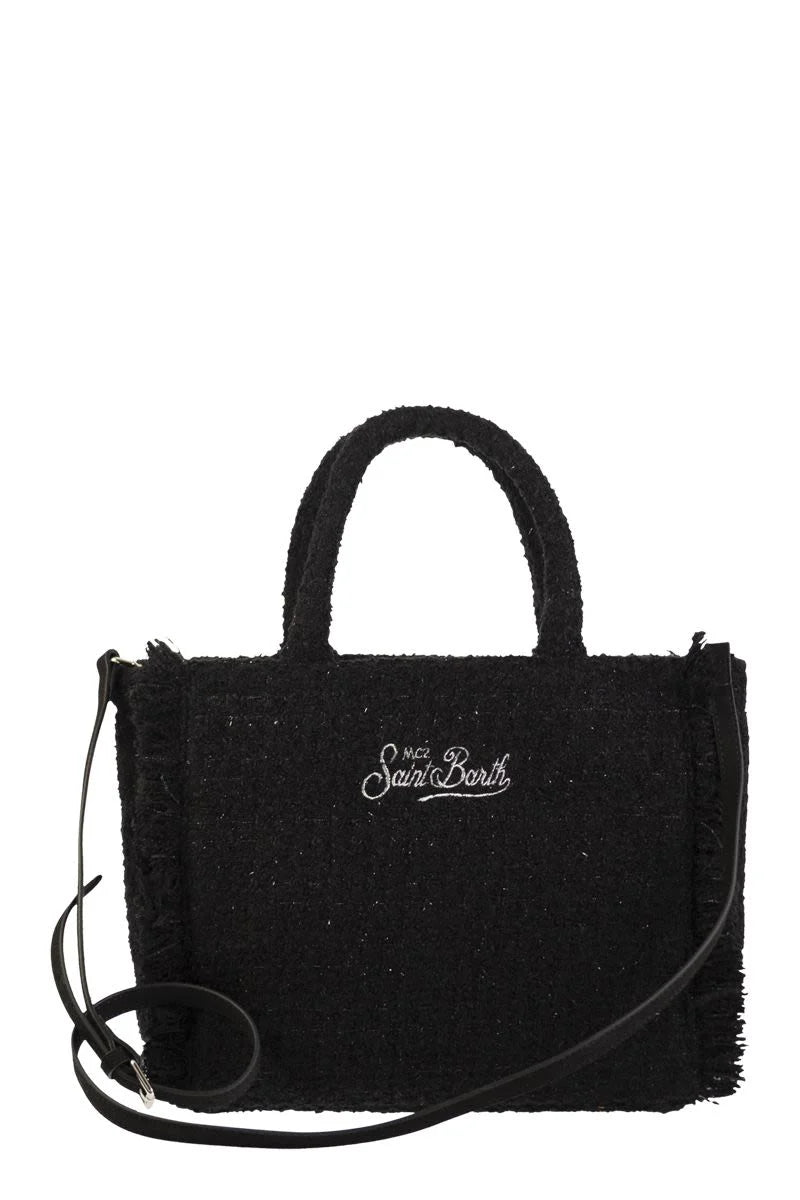 COLETTE - FABRIC HANDBAG with LOGO