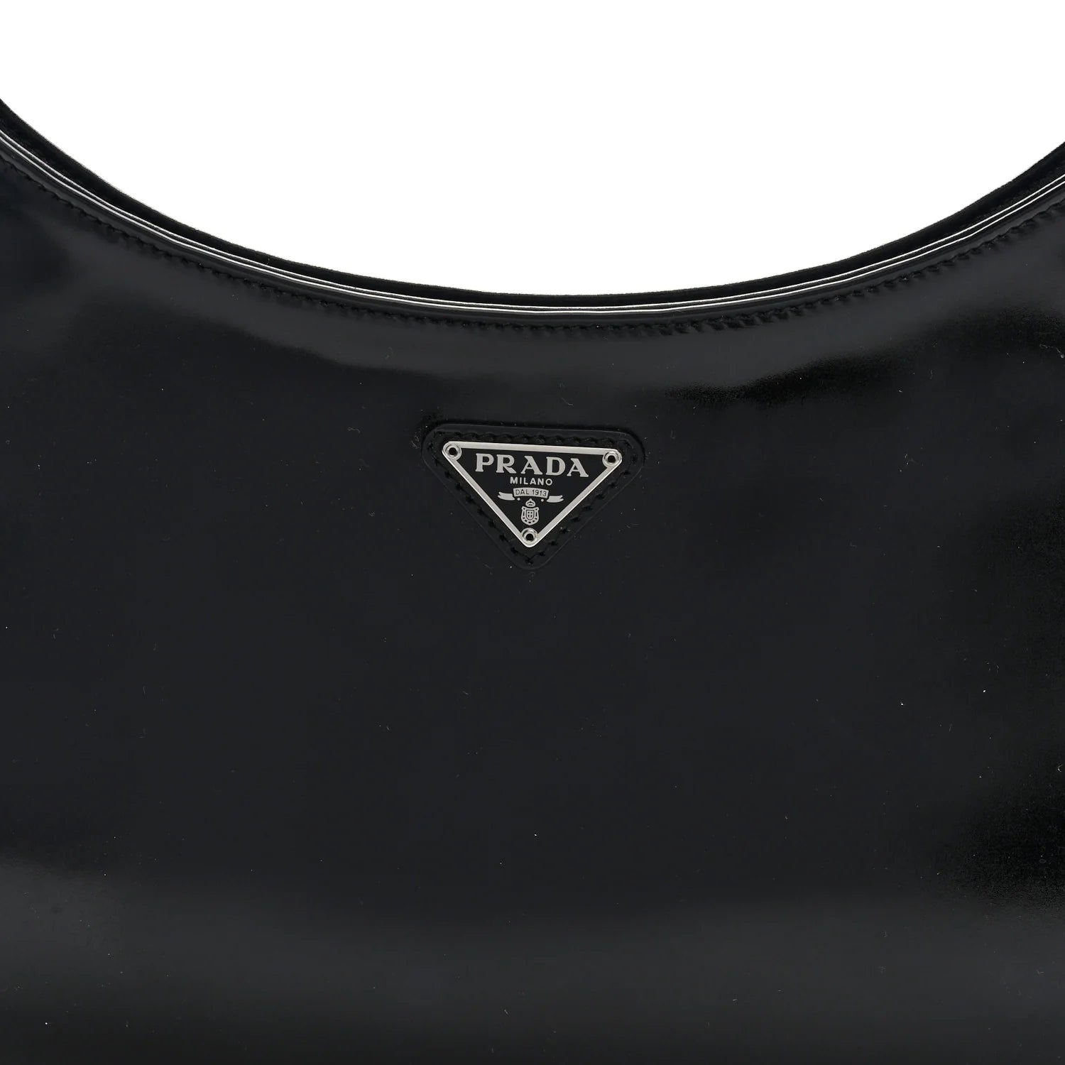 Spazzolato Cleo Shoulder Bag Black