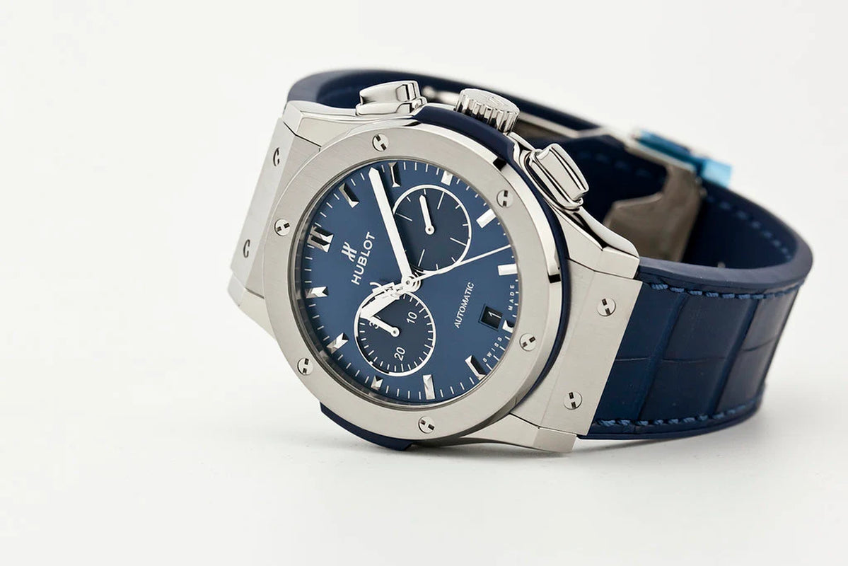 Classic Fusion Chronograph Titanium Blue 45Mm, Ref# 541.NX.7170.LR, Unworn 2025