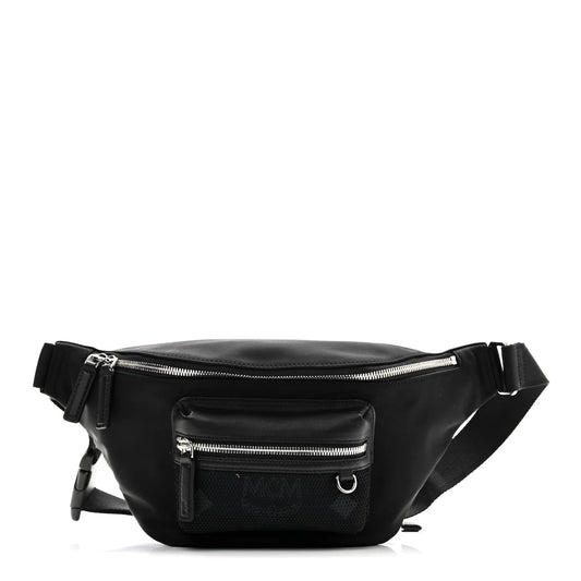 Nylon Fursten Medium Belt Bag Black