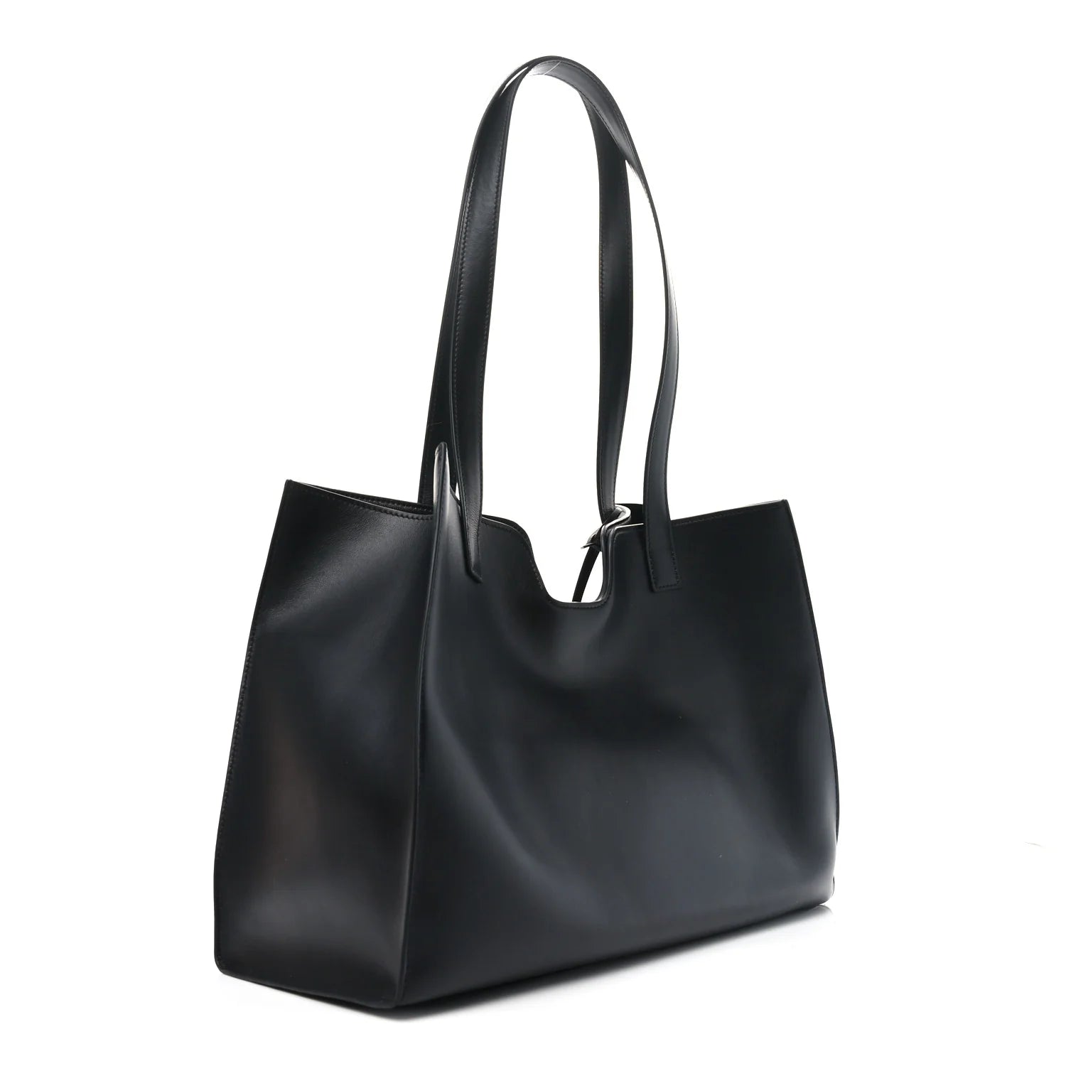 Smooth Calfskin Cabas 16 Bag Black