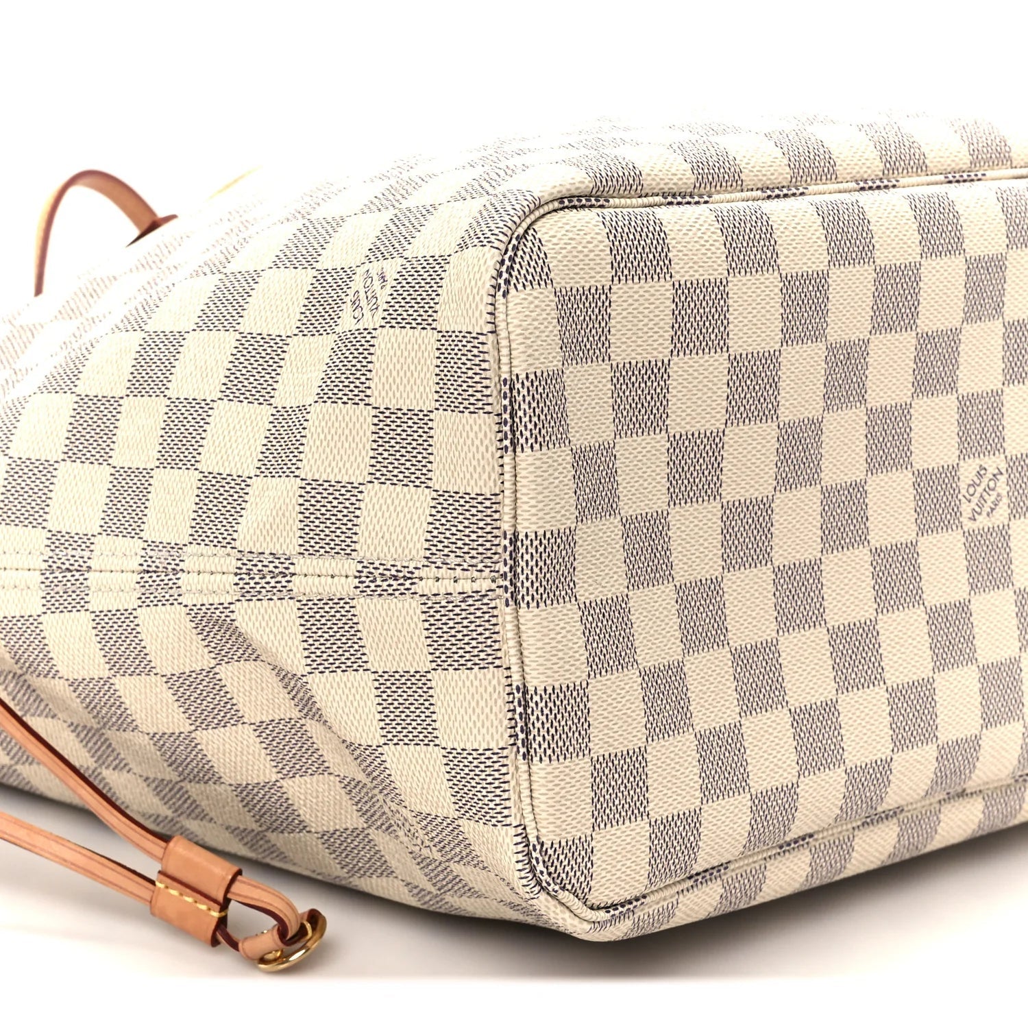 Damier Azur Neo Neverfull MM Rose Ballerine