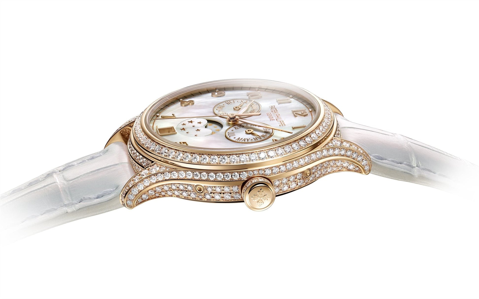 Complication, 18K Rose Gold Set with 388 Diamonds (~2,92 Ct), 38Mm, Annual Calendar Ref# 4948R-001