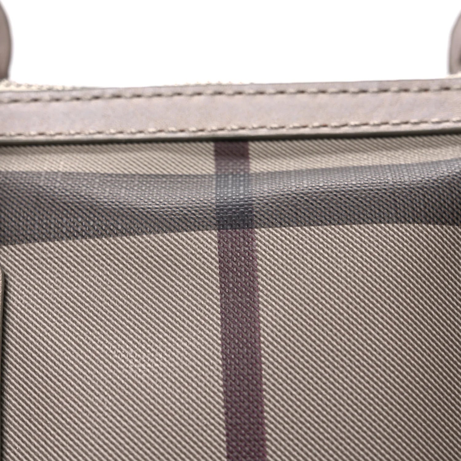 Smoked Check Small Chester Bowling Bag Trench