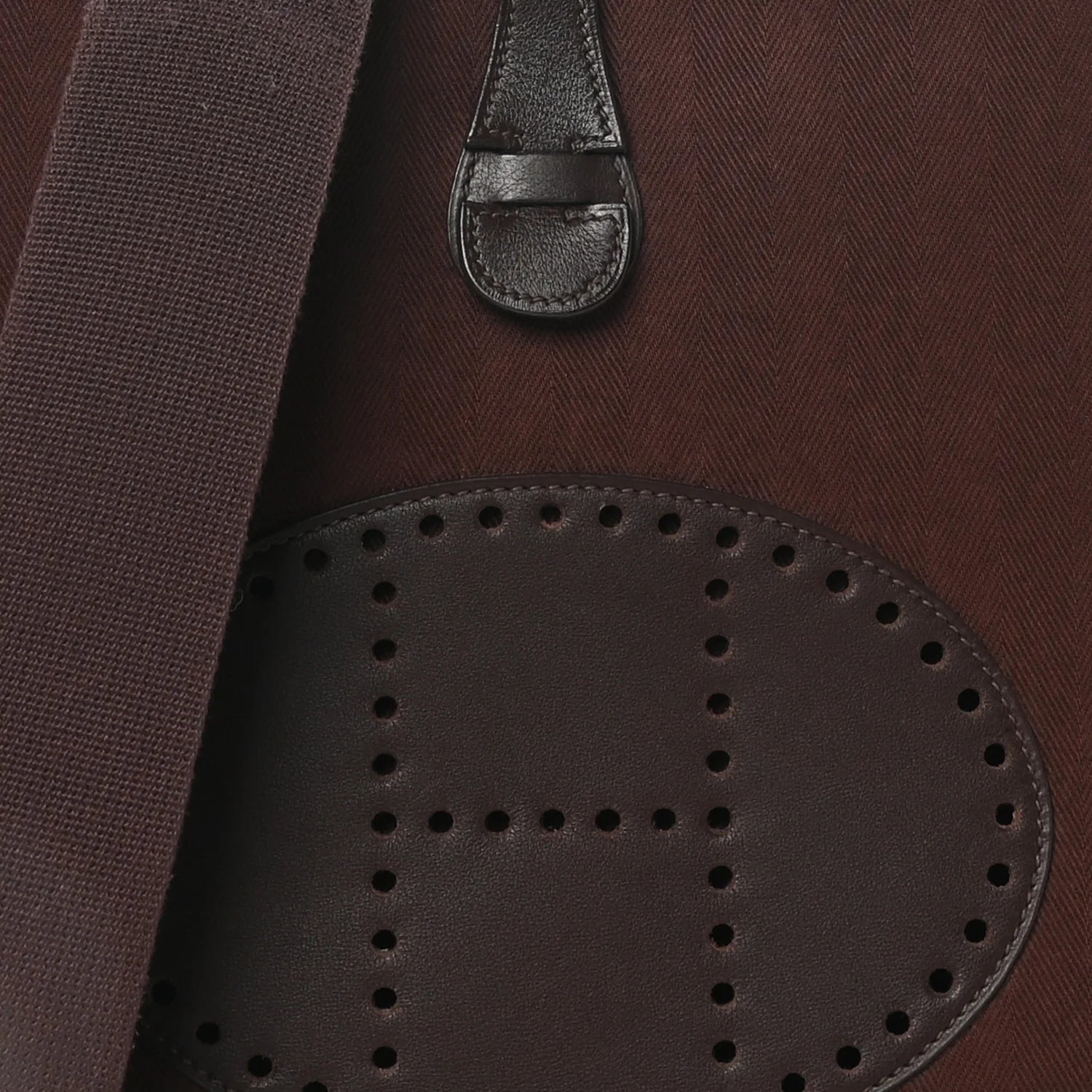 Toile Chevron Evergrain Evelyne PM Havane