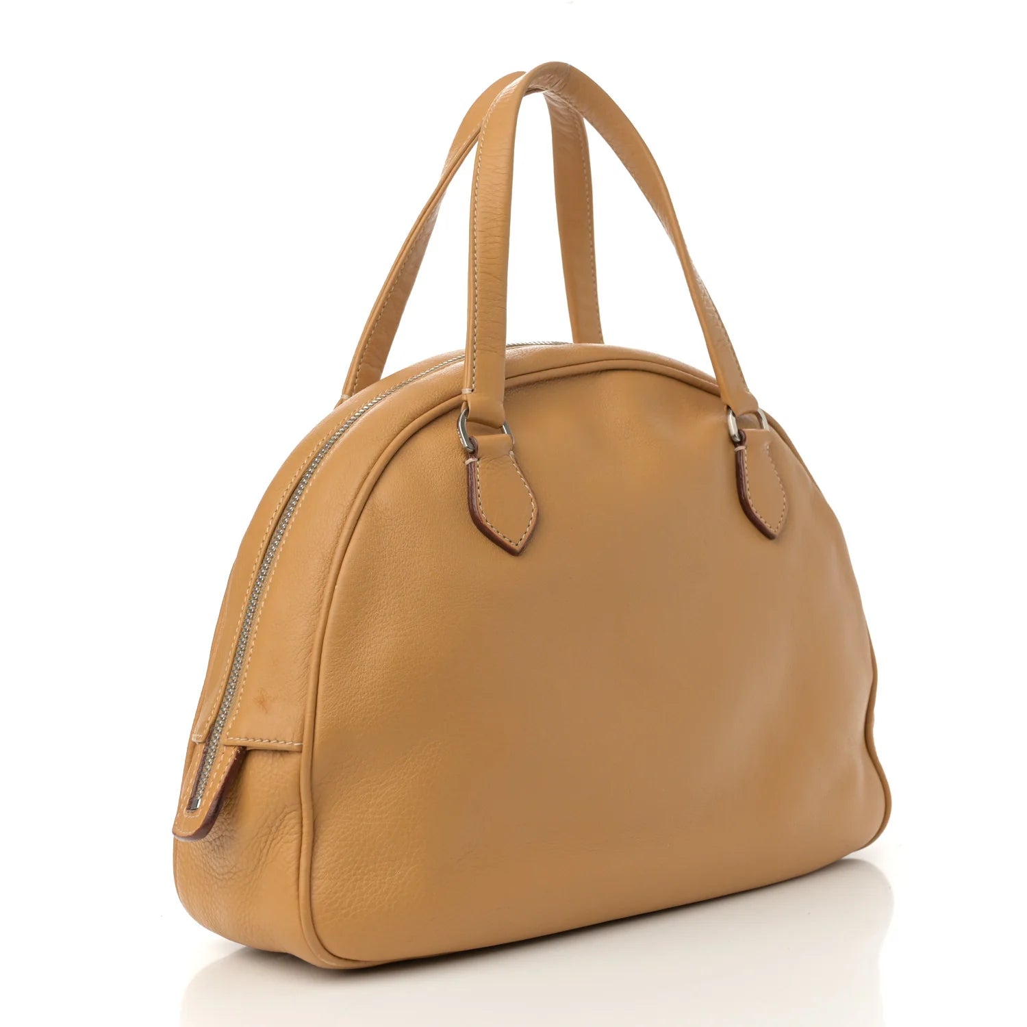 Vitello Daino Bowler Bag Sughero